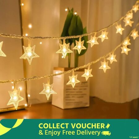 Star wall decor light