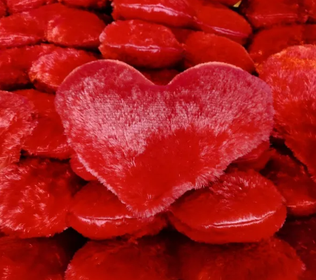 Heart shaped super soft cushion for love