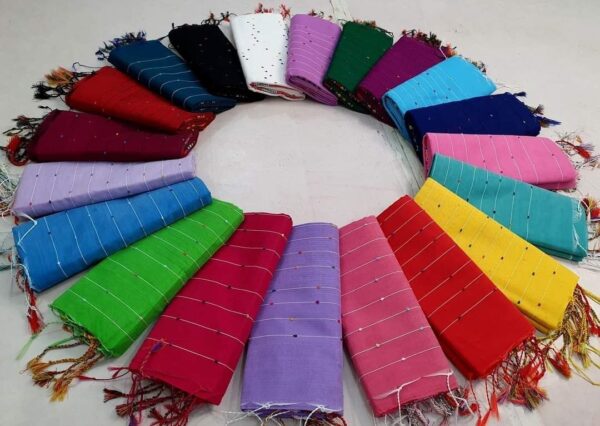 Exclusive Designer half Silk Saree For Woman